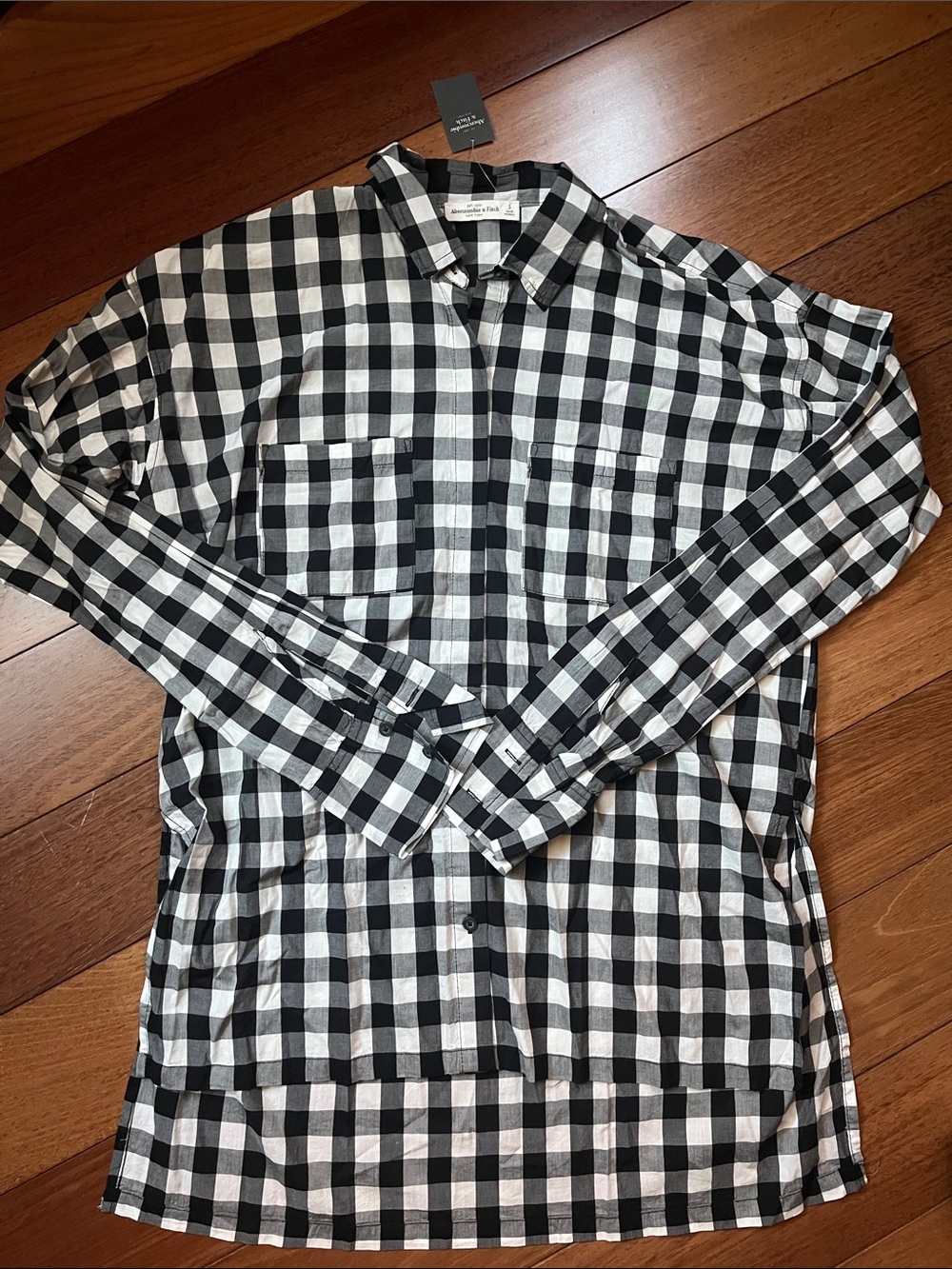 NWT Y2K Abercrombie Oversized Button Down Shirt